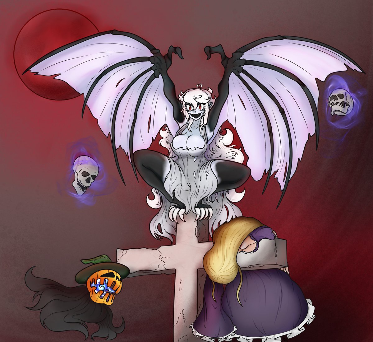 CaramelLicarush's tweet image. Scaaaary Halloween image, she&apos;s going to suck your plasma, oh noooo

Cool badass skull smoking cigarette