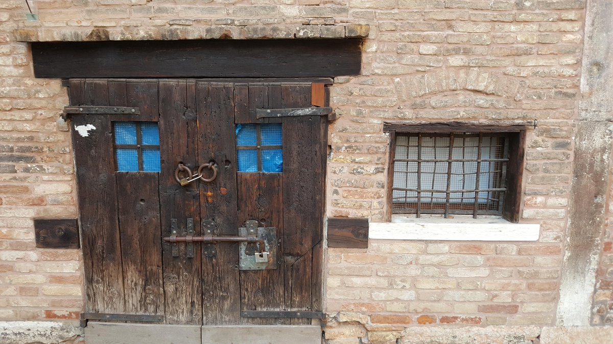 The oldest door in Venice, dating back nearly 1,000 years.