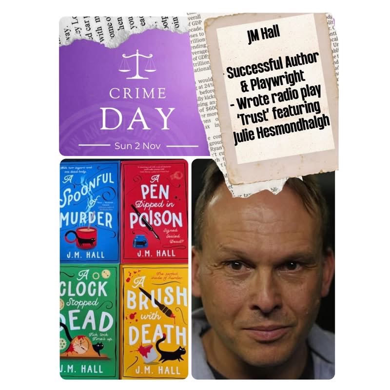 SUNDAY is CRIME DAY! 💥
Twists, secrets &amp; BIG news from us! Join @RCBridgestockJM Hall &amp; @NatalieAnderson for whodunnits from page → stage → screen.
🗓 2 Nov | 🎟️ 
trumanbooks.co.uk/event/crime-da…