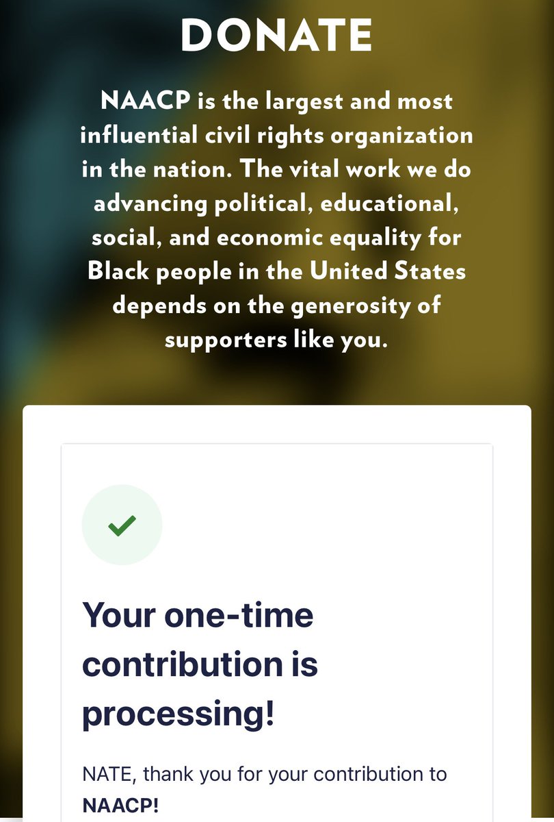 nuhtae's tweet image. thanks olandria for the push @NAACP  .. 🫶🏾