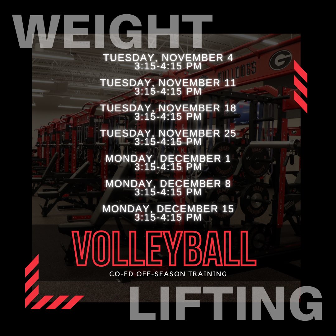 Join us for off-season training in the weight room!