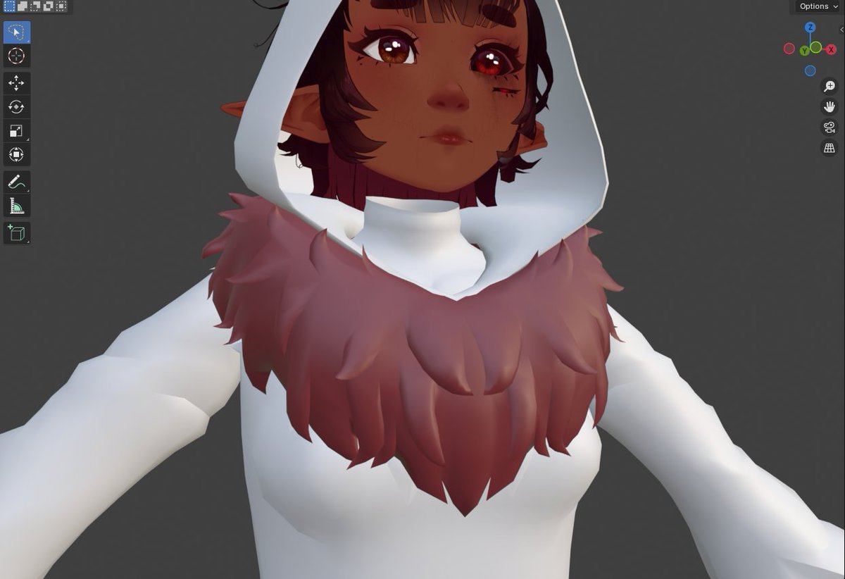 People always like my fur topology. so here's some more from todays stream
#b3d