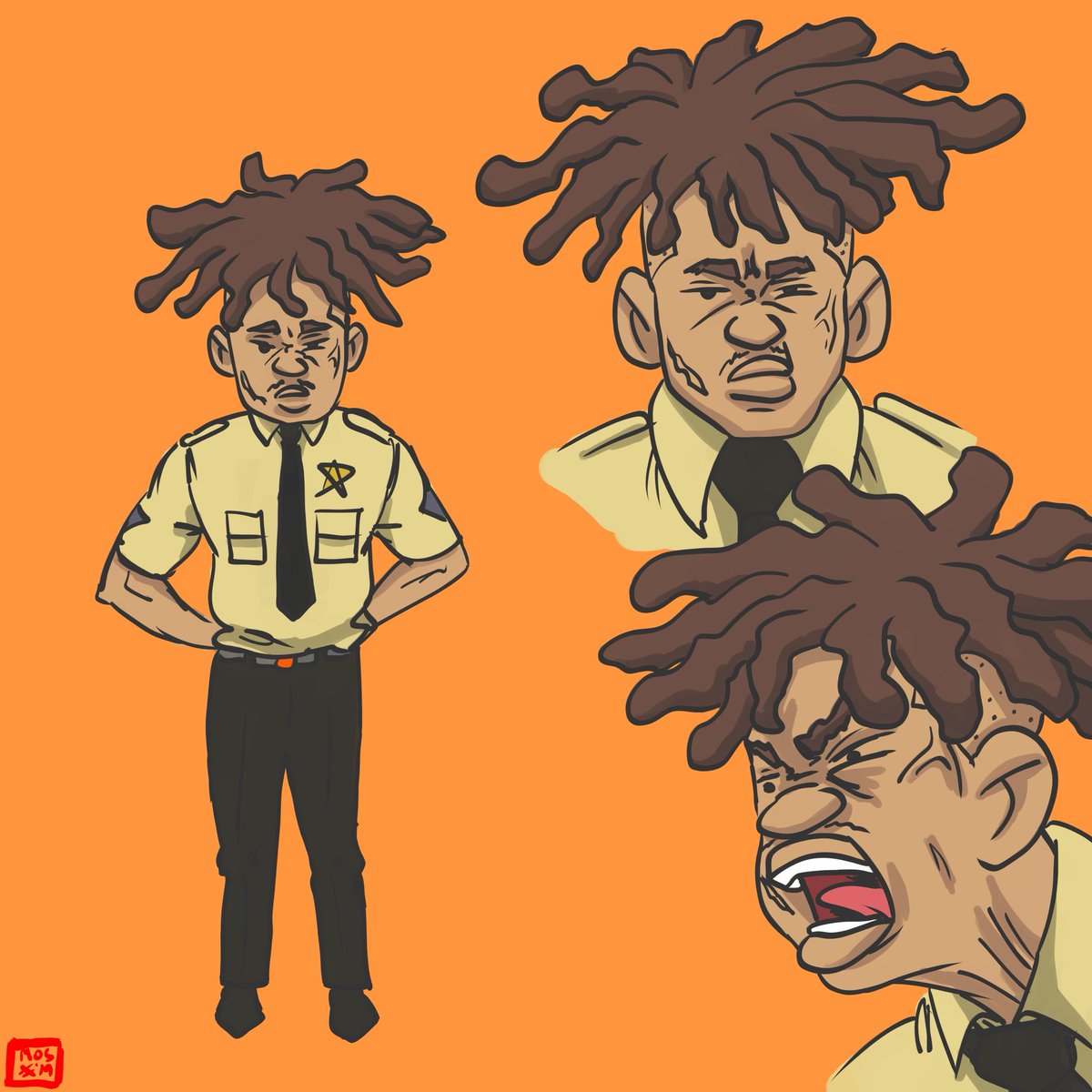 offguardcomic's tweet photo. Rodney Jones of Tattle Tale Groups. Short Fuse. Slightly off. Unnaturally Strong. Strong sense of Justice. He got it all.
Off Guard Episodes 1-14 out now on @webtoonofficial
Episode 15 coming soon 🙏🏾💯
#indiecomic #webtoon #offguard #characterdesign #black https://t.co/PQ4fRPXOfa