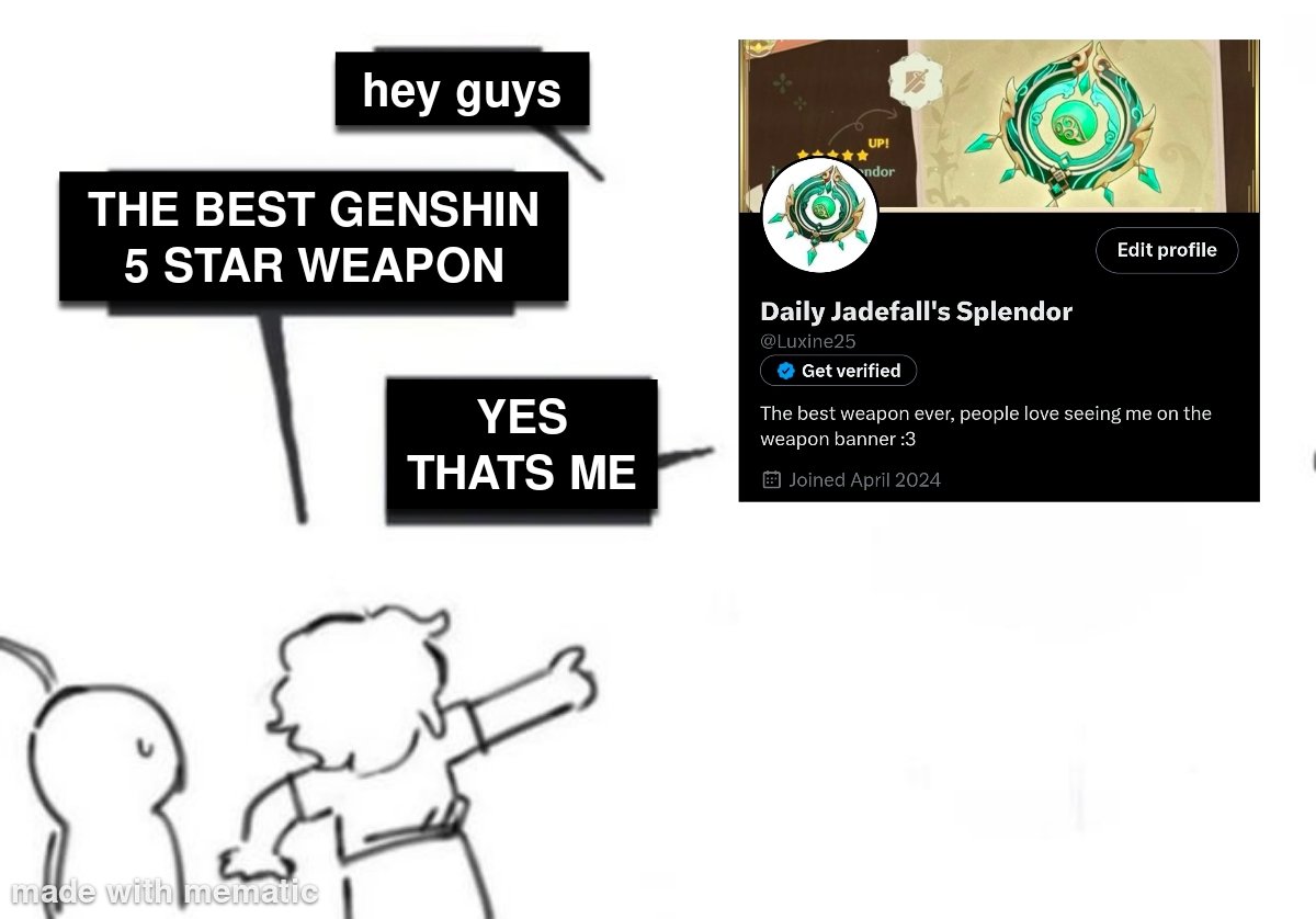 Daily Jadefall's Splendor tweet media