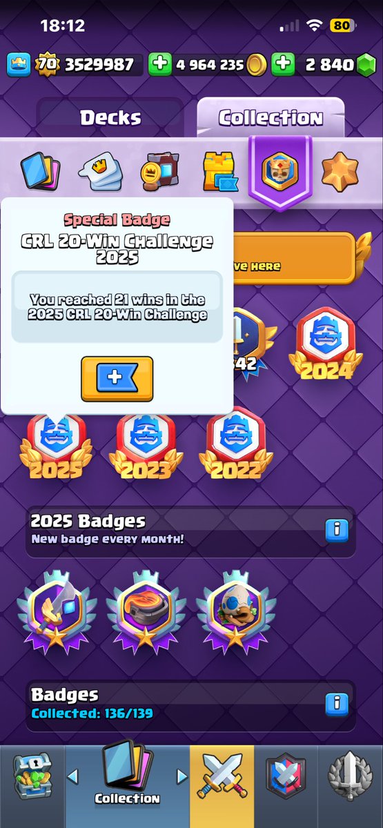 I got 21 wins in 20 wins crl 😭