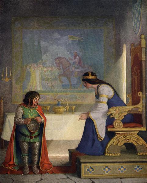 My son asking his mother for a cookie. 

~she said yes with conditions~