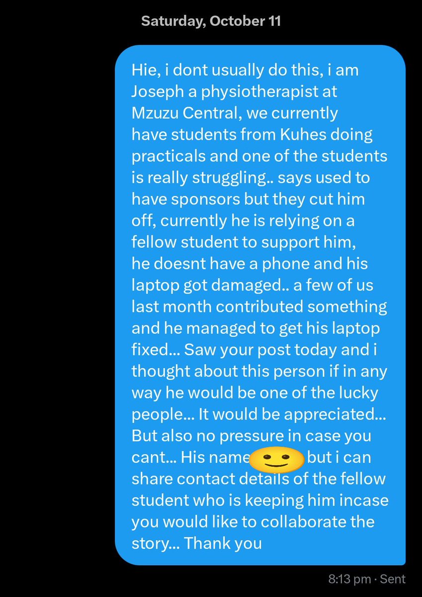 JoeRecovered's tweet image. Inboxed you this last time you had a give away.... Still would be of help to him.