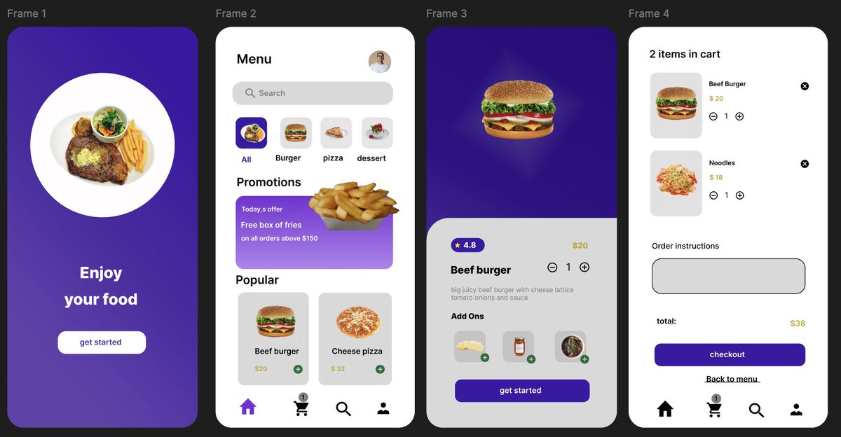 Mansisingh_12's tweet photo. Food App Design. https://t.co/rZ1h31kXXL