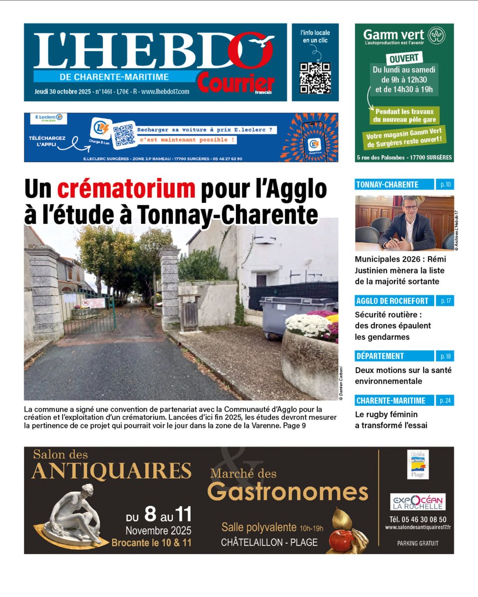 📰 À LA UNE CETTE SEMAINE ! À retrouver dans notre numéro du jeudi 30 octobre ! En vente dès demain chez votre marchand de journaux ou en version numérique  ow.ly/H6Mx50UBNJY