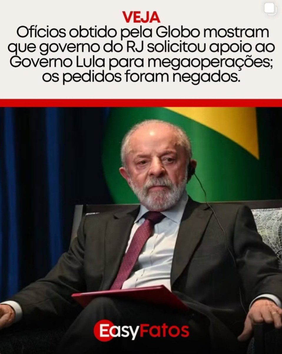 O Lula NEGOU AJUDA ao RJ.
Todo mundo precisa saber disso!