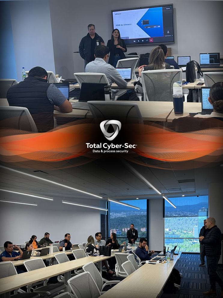totalcybersec's tweet image. 🔐 La excelencia se construye con aprendizaje constante.
Nuestro equipo de operaciones se capacitó junto a @Utimaco para seguir protegiendo lo que más importa 💻
#TotalCyberSec #Ciberseguridad #TrainingDay #CyberExperts