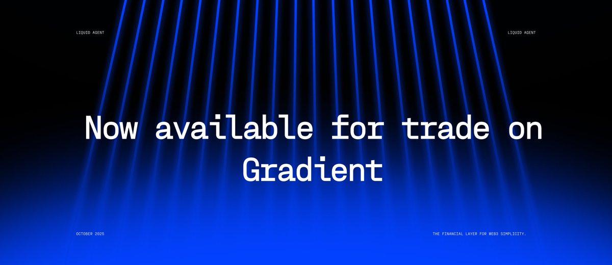 Partner tokens are officially live for public trade on Gradient.

Trade smarter. Trade price-impact free.

app.gradient.trade