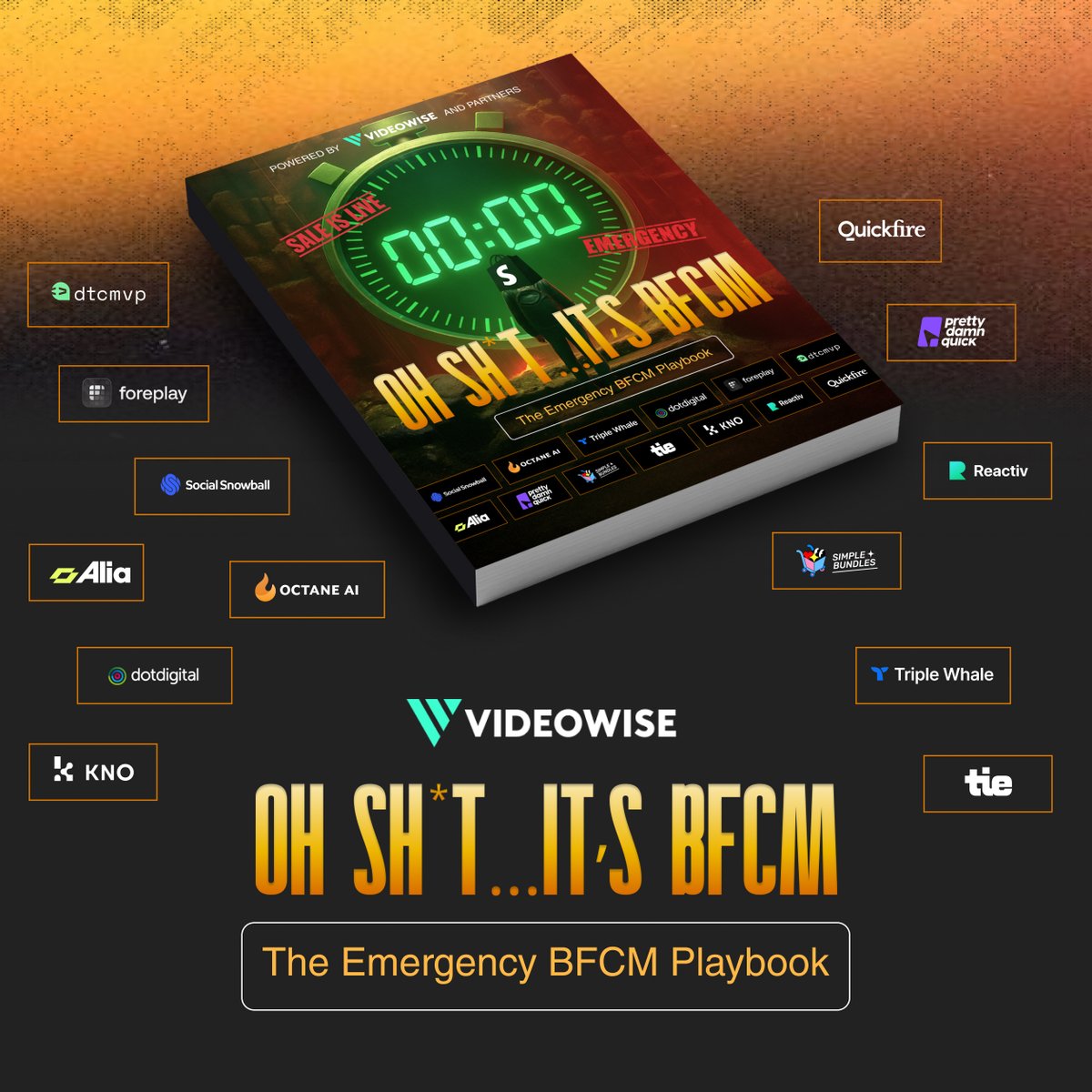 KnoCommerce's tweet photo. Oh Sh*t…It’s BFCM! 🚨

The Emergency BFCM Playbook is here.

Packed with fast, step-by-step tactics you can implement in DAYS, not weeks, to drive revenue during (and after) BFCM.

Get your ebook now: https://t.co/OhBTjtbfku

HUGE shoutout to all the BA partners on this one! https://t.co/U6berwyGZt