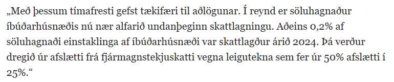 Það fjölgar sífellt í hópi þeirra sem teljast „ekki fólk“. Næst á dagskrá eru það ættingjar sem hjálpa fyrstu kaupendum inn á fasteignamarkaðinn og þau sem fjárfesta í steypu.