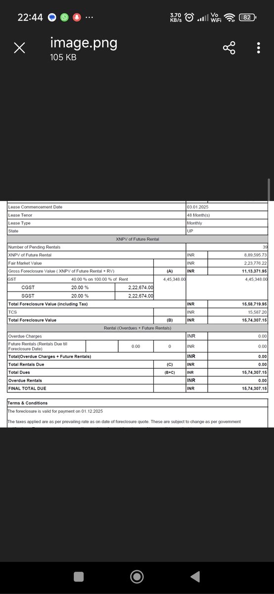 Shivamtechi's tweet photo. @tatacapital Stop looting customers by giving car lease rental &amp; cess.

After implementing GST 2.0 why tata capital still imposed cess charges along with 40% GST charges on car lease?

Intentionally delayed response 
@nsitharaman 
@FinMinIndia 
@RBI 
@PMOIndia 
@UPGovt https://t.co/49pN3N0JXp