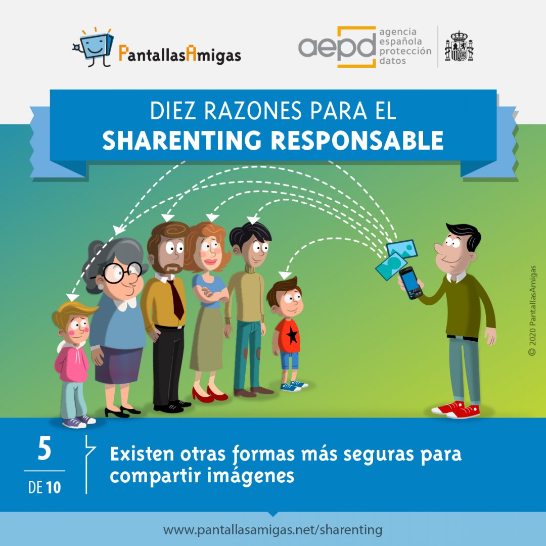 #Sharenting, riesgo para la seguridad de los menores
🔗 xataka.com/basics/sharent…
en <a href="/xataka/">xataka</a>

🔟Razones para el #SharentingResponsable 🔗pantallasamigas.net/sharenting/
vía <a href="/AEPD_es/">Agencia Española de Protección de Datos</a> <a href="/PantallasAmigas/">PantallasAmigas</a>
