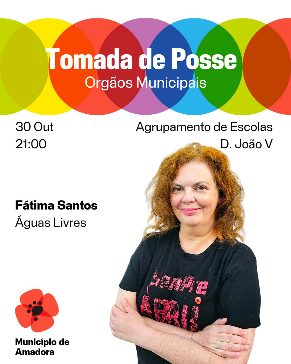 Pela primeira vez, o LIVRE terá representação na Assembleia de Freguesia, após a eleição de Fátima Santos, candidata pelo LIVRE.

Juntos, vamos continuar a trabalhar para uma Amadora mais verde, mais justa e mais livre.

📍Rua Maria Lamas, 27, Damaia