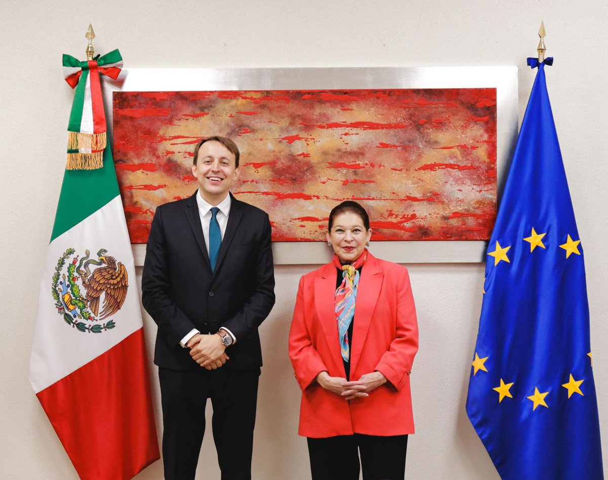 Siempre un gusto sostener reunión con eurodiputado <a href="/javilopezEU/">Javi López</a>, ponente del #AcuerdoGlobal México-UE e integrante de #ComisiónParlamentariaMixta. Desde el <a href="/Europarl_EN/">European Parliament</a> se reconoce el carácter estratégico de la relación política, económica y de cooperación 
🇲🇽-🇪🇺. ¡Hasta pronto!
