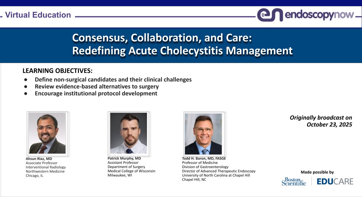 EndoscopyNow's tweet photo. VirtualED Replay with @AhsunR  @pbatesmurphy 
&amp; @MadappaKundrandaMD. 
-From your mobile device, watch on the app at https://t.co/NJclNdBPw6
-Watch Online at=> https://t.co/eJxuivc72d
@bsc_endoscopy @bostonsci #Gastroenterology #GIEndoscopy #GIFellows #GITwitter #MedTwitter https://t.co/6kca3yVVKh