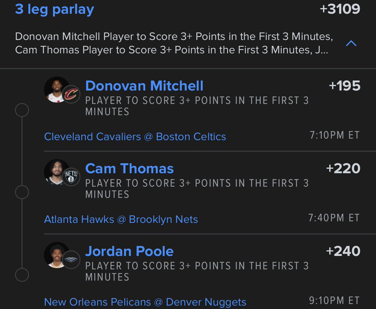 BlazinHotBets's tweet image. 3 Points in 3 Minutes💕🤝