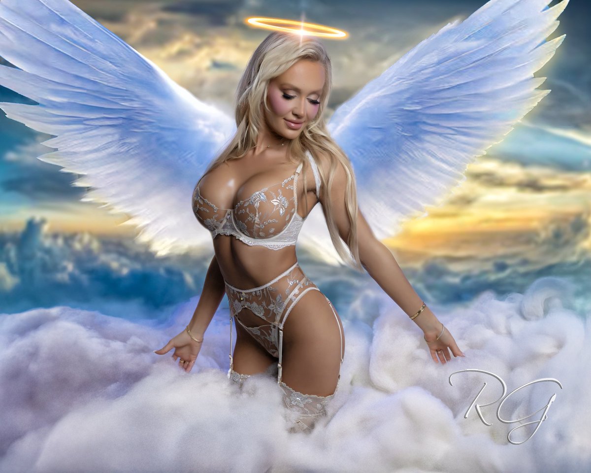 Taylor doing an Angel Cosplay as part of my 2025 Halloween Cosplay series.  This girl is an Angel without photoshop! 😇