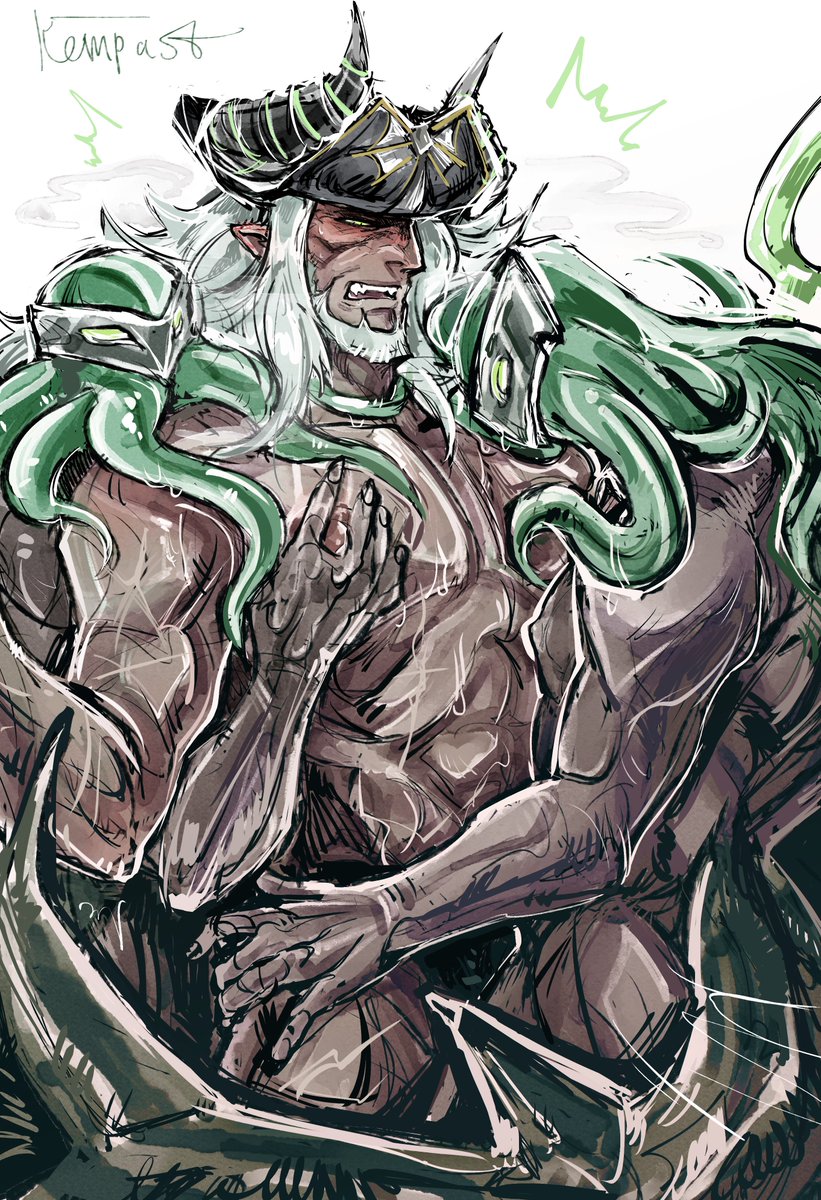 #AFKJourney #afkjourneyfanart #hodgkin

ever since I learned about the Ardent Believers skill I couldn't stop imagining... that's why you need these goons, right?