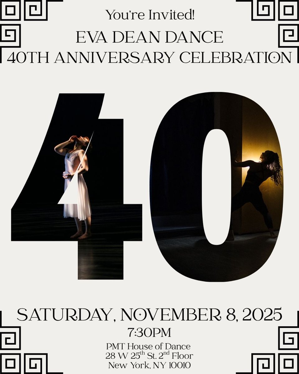 EvaDeanDance's tweet photo. Get your ticket today so you don't miss the celebration! It will be a memorable evening watching dance videos, a live dance performance &amp; a special champagne toast. Purchase tickets at the link in bio. 

#dance #nyc #celebration https://t.co/W1zgmi5EqG