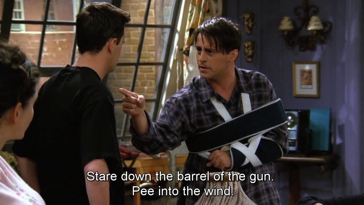 HookedonFriends's tweet photo. Joey is full of wisdom https://t.co/NR5fdNR3LL