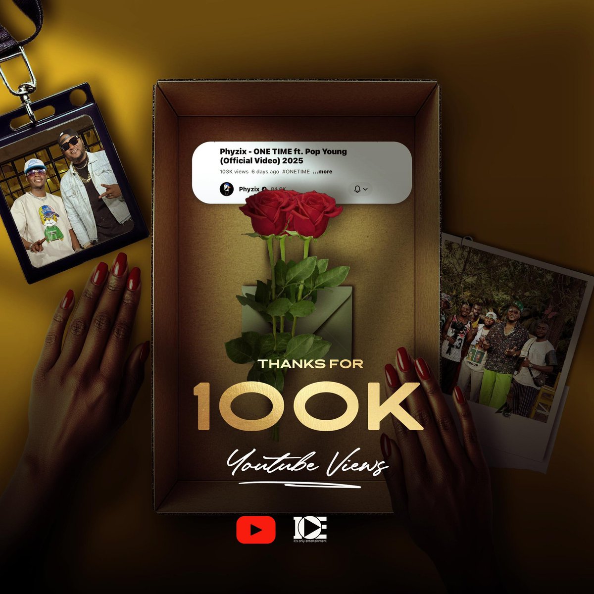 UVM_Tweets's tweet image. One time has hit 100k plus YouTube views 🔥🤩

youtu.be/kx714ZOcuNA?si…

#OneTime
#PopYoungXPhyzix