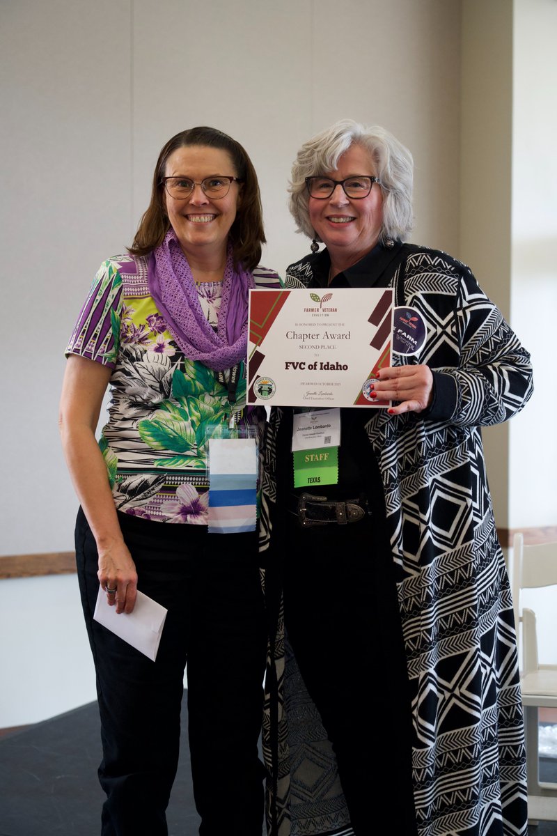 We also recognized the following FVC chapters for their work:
- Membership Champion Award: FVC of Texas
- State Chapter Membership Achievement Award 3rd place: FVC of Texas and FVC of Virginia
- 2nd place: FVC of Idaho
- 1st place: FVC of Connecticut

Congratulations to our state