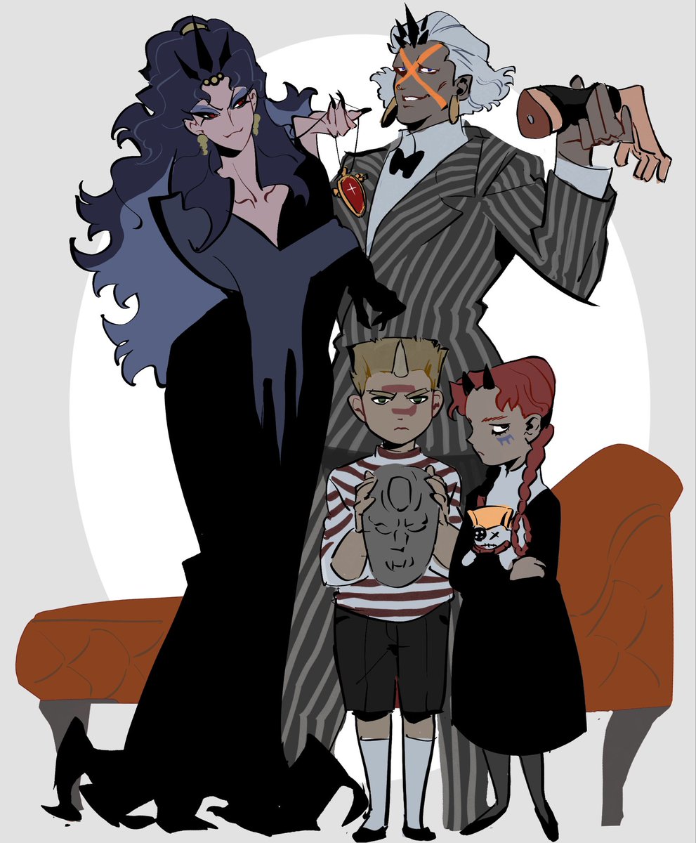 アダムス・ファミリーパロ🦇🦇🦇