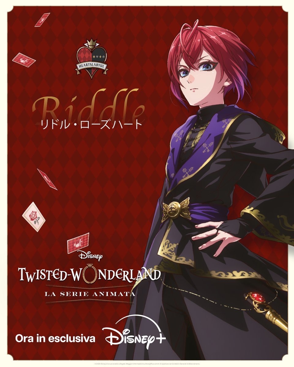 DisneyPlusIT's tweet photo. Siete pronti a scoprire Twisted Wonderland, un mondo di magia e meraviglia? Disney Twisted-Wonderland: La Serie Animata è disponibile ora in esclusiva su #DisneyPlus.

[1/2] https://t.co/FmjqQlFdAO