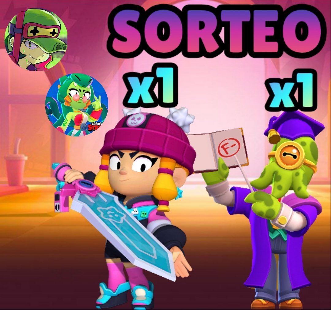 ElCompiladorBs's tweet image. SORTEO
x1 Skin Gamer Bibi 👾
y
x1 Skin de Barley Maestro Cósmico 📝

REQUISITOS:
-Seguir a @ElCompiladorBs @W4terpoto
-Like + RT ❤️♻️
-Mencionar a un Amigo 🫂

Ganadores el 1 de Noviembre 🔥
#BrawlStars #GiftedBySupercell