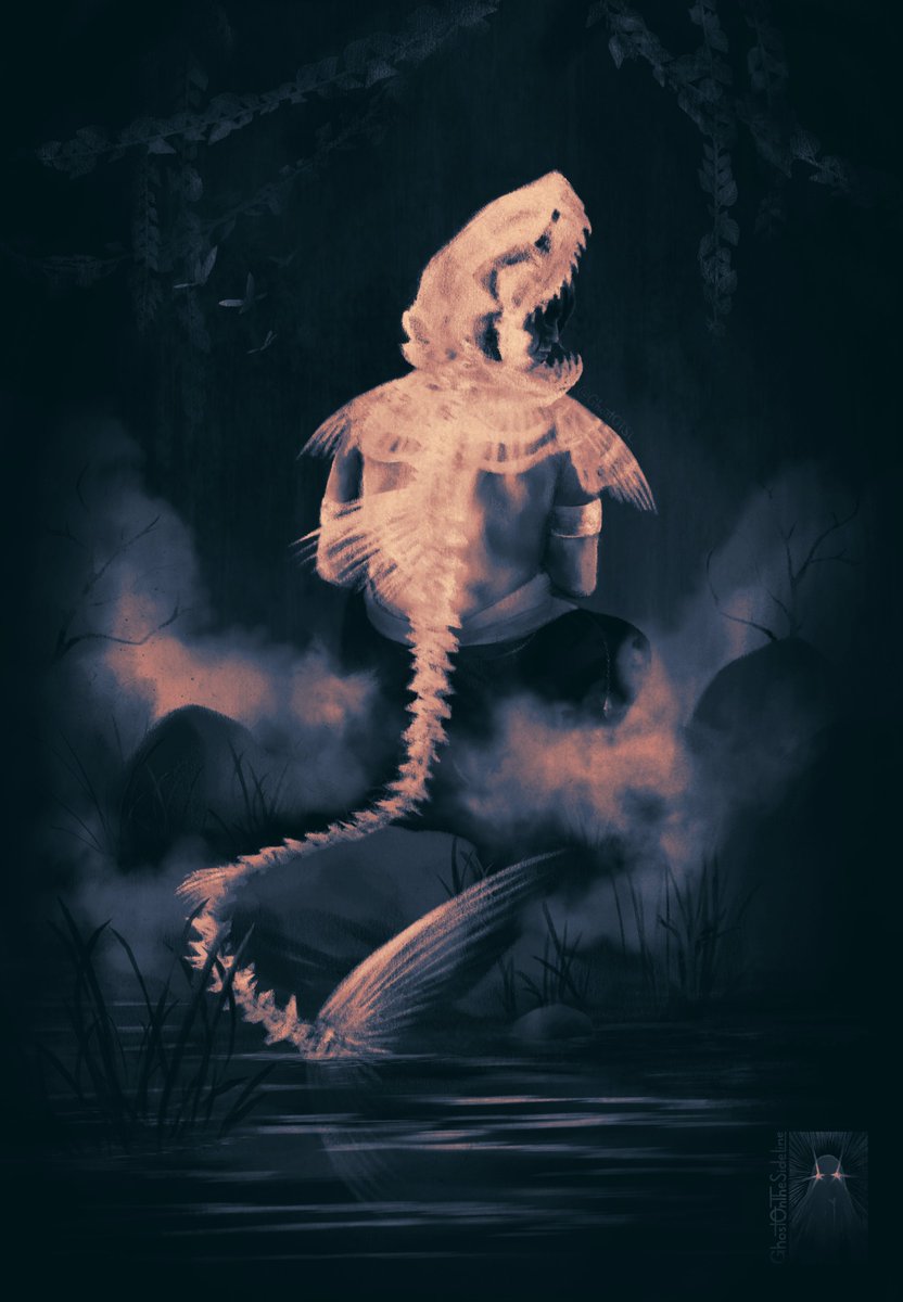 GhostOTSL's tweet photo. I heard there's a demand for Foolish shark skeleton halloween art 🎃🦈

#foolishfanart https://t.co/R6XulaJcgH