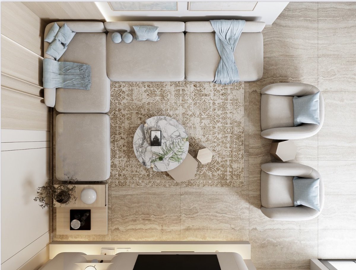 من اعمالنا، تصميم صالة معيشه لاحد العملاء 

#تصميم_داخلي #تصميم_معماري