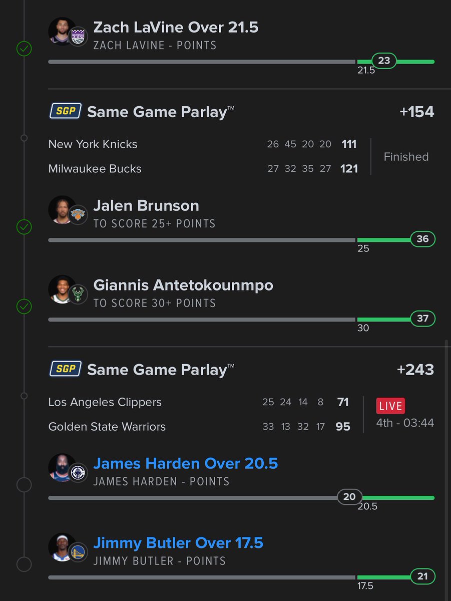 Mellow_Nice's tweet photo. @btidy216 Killed my lay! Last I needed and they took him out with 6 mins left in the game. https://t.co/OJlnNxJFpZ