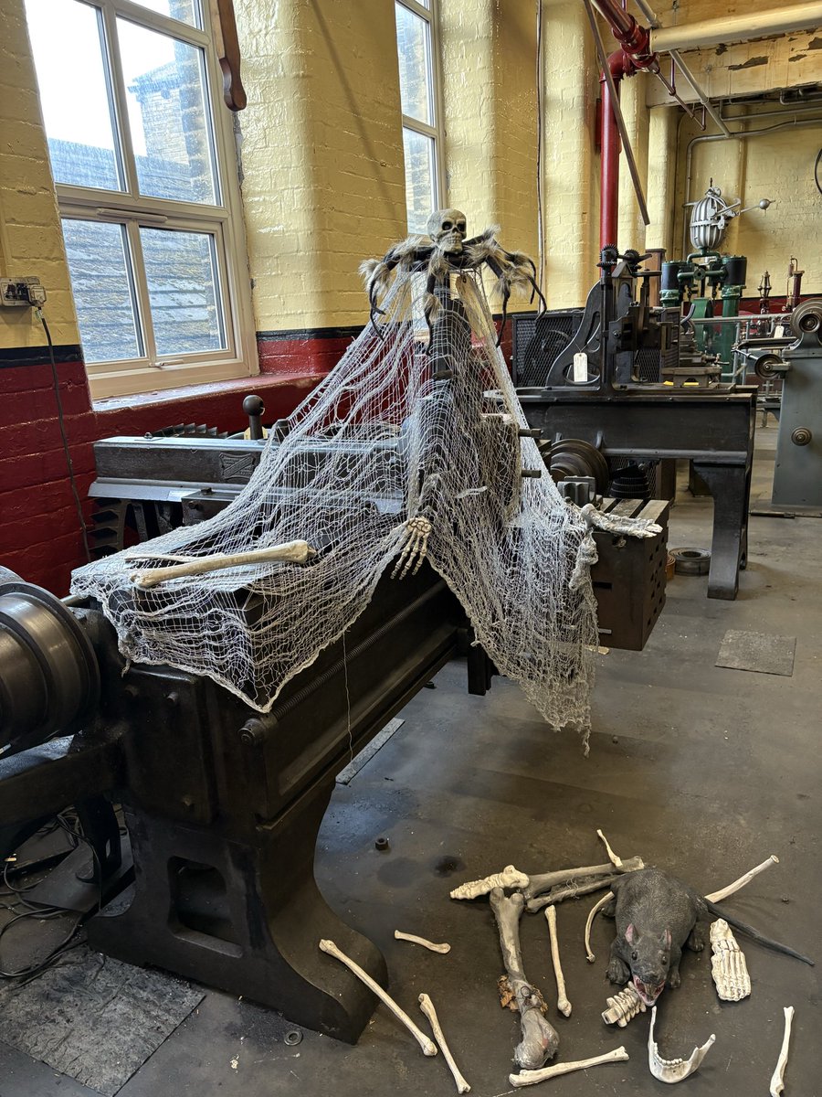 Spooky Bradford Industrial museum! Perfect half term fun with the family. The print demonstration was the highlight of our visit 🎃<a href="/BradfordMuseums/">Bradford Museums & Galleries</a>  #bradfordindustrialmuseum #bradford #bradford2025