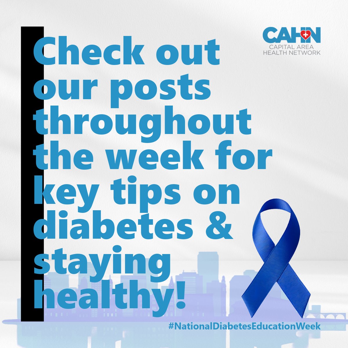 cahealthnetwork's tweet photo. 💙 November is #nationaldiabetesmonth. 💙
➡️ Managing diabetes starts with small, daily habits that make a BIG difference. Check out our stories all week long for practical tips to help you stay healthy and informed during #nationaldiabeteseducationweek!
#diabetesawareness https://t.co/eqH8htgf9u
