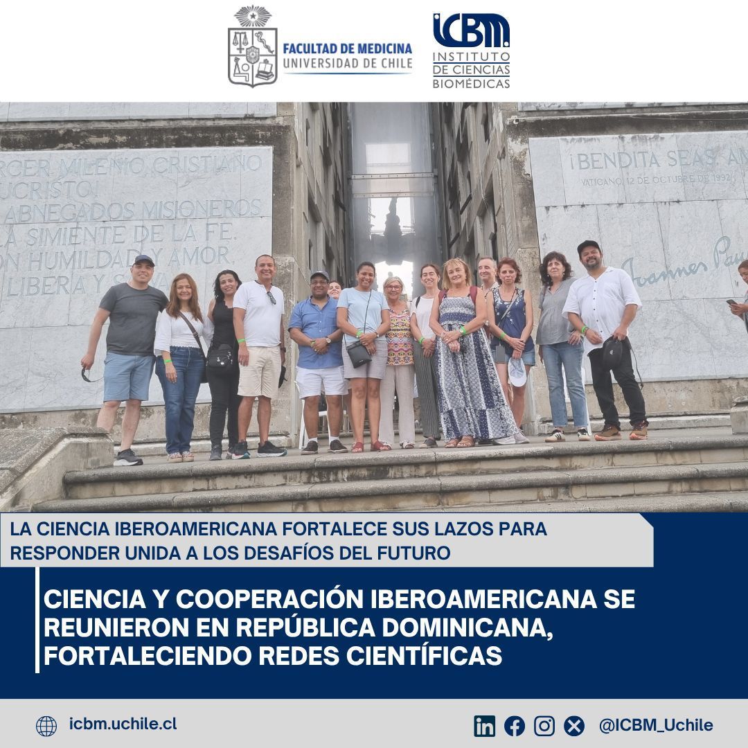 🌎🤝 Ciencia y cooperación iberoamericana se reunieron en República Dominicana para fortalecer redes y definir los desafíos científicos del futuro.
El Dr. Fernando Valiente (ICBM, U. de Chile) destacó el rol de COVIRED en la respuesta regional ante virus emergentes.
#CYTED #ICBM