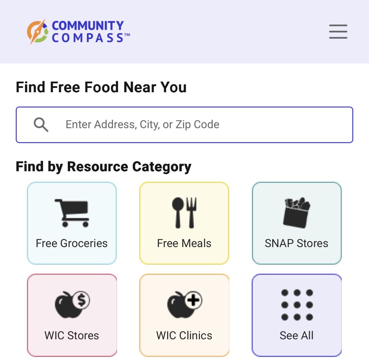 MrAWarren's tweet image. The #CommunityCompassApp is a comprehensive guide to food sources and support services in Indiana. You can visit this website and/or download the app. This is a great guide to use .

This is a service of the Indy Hunger Network .

communitycompass.app/home