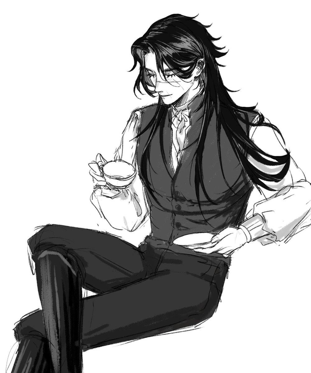 Tea party Thrain wip ☕
#Capitano #Thrain #GenshinImpact