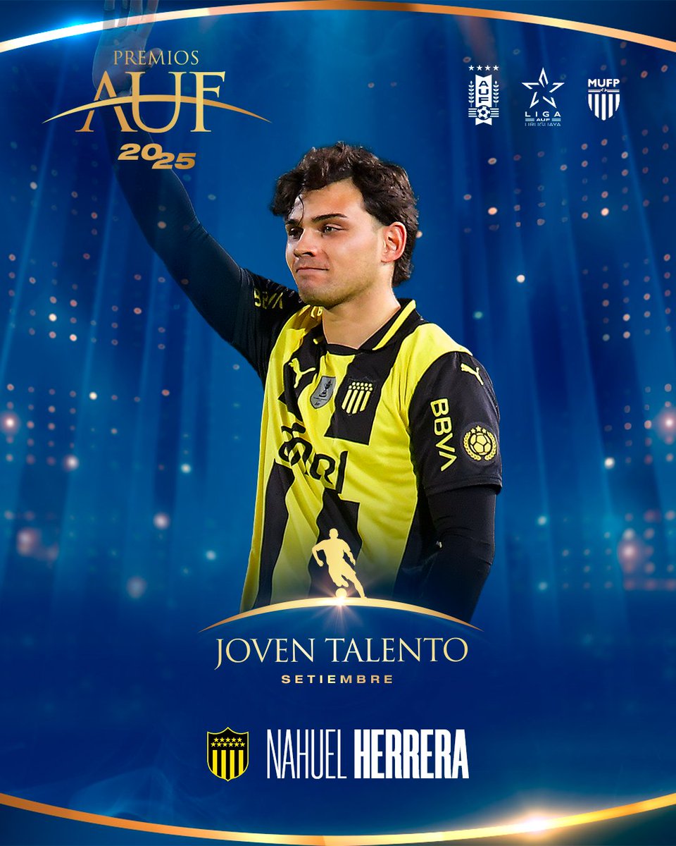 ⚔️ 𝗣𝗮𝘀𝗼 𝗮 𝗽𝗮𝘀𝗼

Sabe de que se trata. Es 𝐍𝐀𝐇𝐔𝐄𝐋 𝐇𝐄𝐑𝐑𝐄𝐑𝐀, el #JovenTalento de setiembre.

#PremiosAUF 
#FábricaDeTalentos🌎