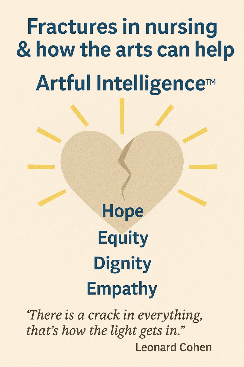 Exploring the evolution of nursing in the 4th Industrial Revolution &amp; how the arts can help. Fracture here is a sort of Foucault one, not a bone one.
