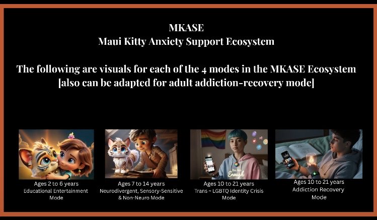DCS_Web4_Tech's tweet image. Did I mention that MKASE ~ MK Quantum AI Web3 Web4 Suicide Prevention Crisis Response Ecosystem has 4 lifesaving modes? 

✅educational

✅non-neuro, neuro/sensory-sensitive

✅trans/lgbtq identity crisis/suicide prevention

✅addiction recovery

SEEKING PARTNERSHIPS~INVESTORS