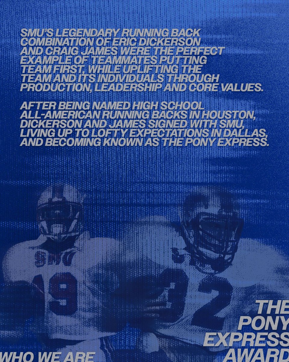 We are The Pony Express. 🐎🏈