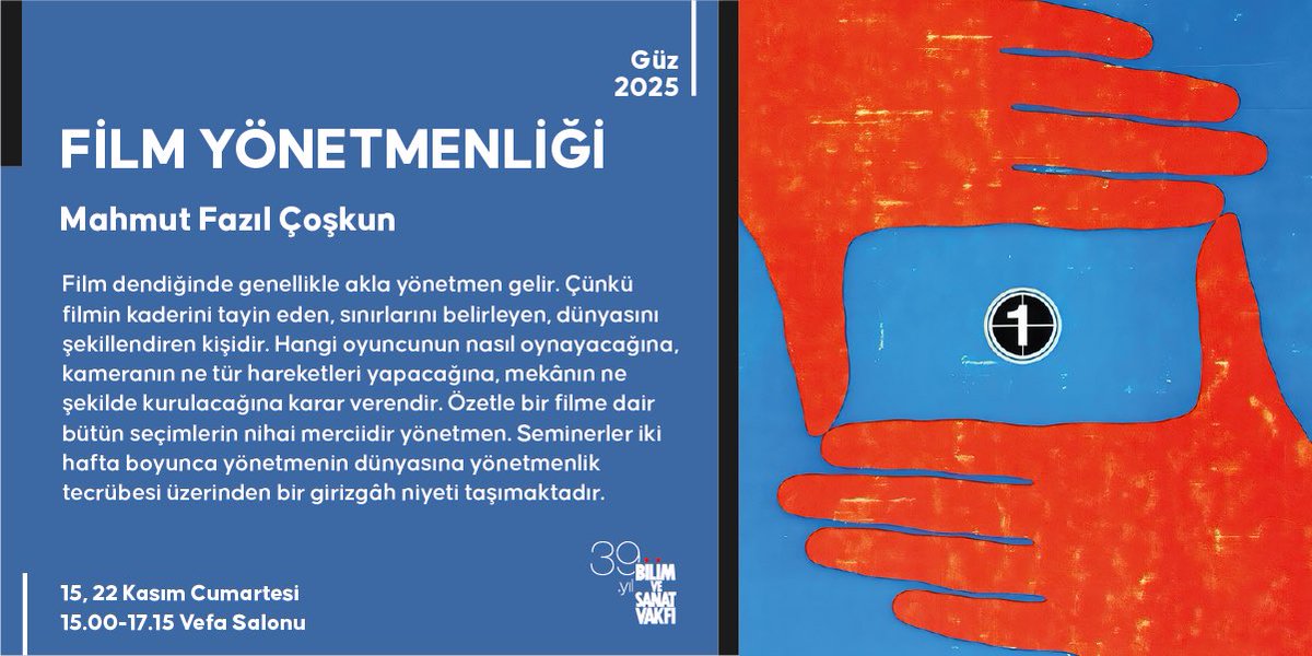 Bilim ve Sanat Vakfı tweet media