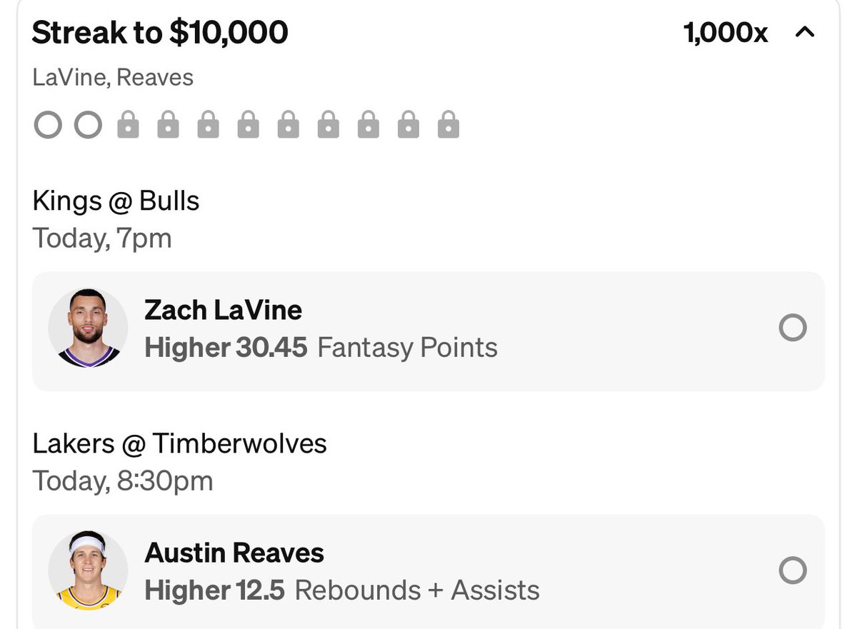 Starter Packs 
$10 to $10,000 🏁

Use code: PARLAYXPAPI 
play.underdogfantasy.com/p-parlay-papi