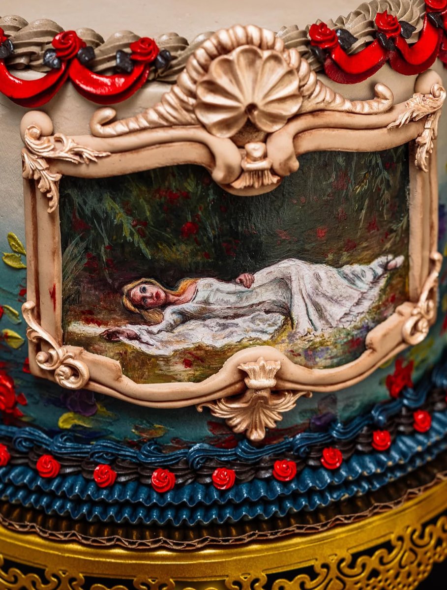everslay13's tweet photo. THE DETAIL ON THIS CAKE???? https://t.co/0KhhpEG6FQ