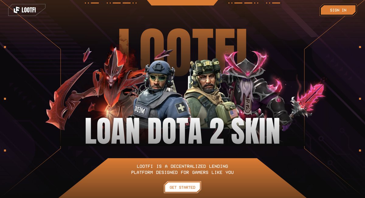 UseLootFi's tweet photo. 🧵Guide on borrowing with LootFi using your in-game items as collateral (CS2, Dota 2) 

more soon! 👀 https://t.co/nW713BOX73