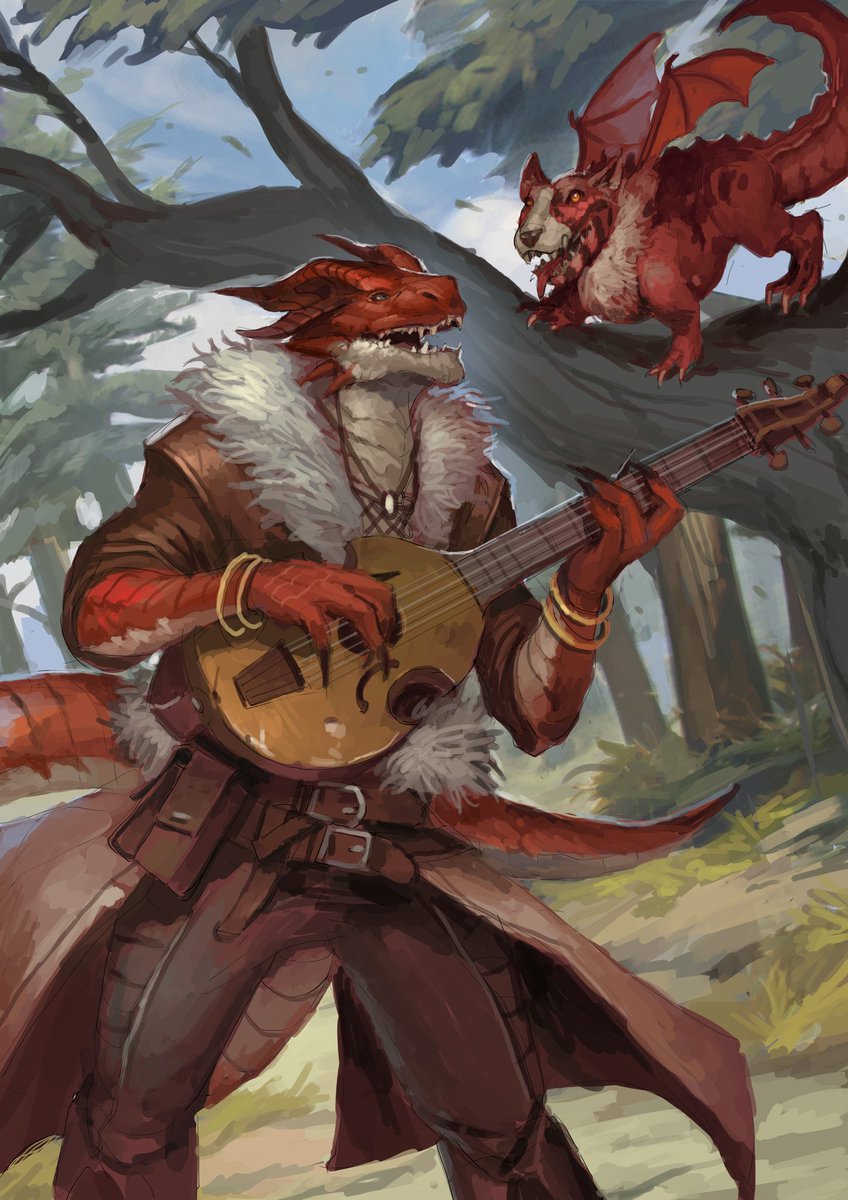A boy and his dog
#artwork #dungeonsanddragons    #ArtistOnTwitter  #illustration  #conceptart #Artists  #visdev #sketchbook #digitalart  #couple  #dnd #dndart #DnDcharacter  #commission #commissionsopen #commissionsopen